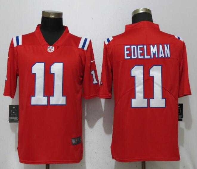 Nike Patriots 11 Julian Edelman Red Vapor Untouchable Limited Jersey,We sell and wholesale Nike Patriots 11 Julian Edelman Red Vapor Untouchable Limited Jersey on line form chian!